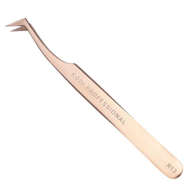 Пінцет для нарощування вій вигнутий R13